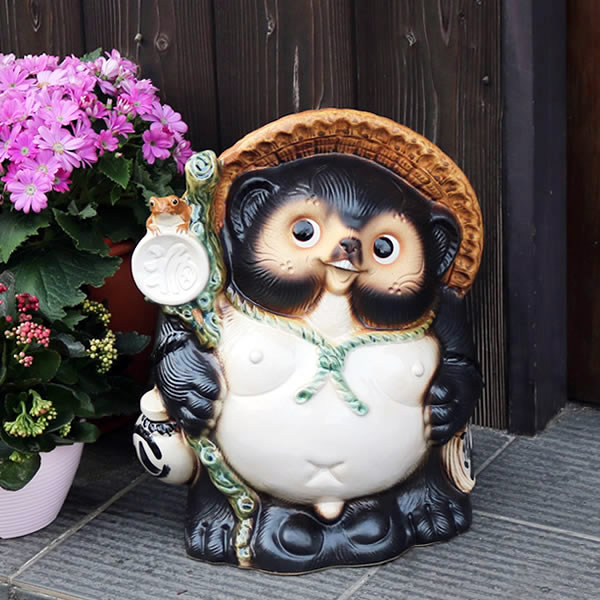 楽天市場】信楽焼 狸 13号福々狸 信楽焼たぬき 縁起物タヌキ 陶器