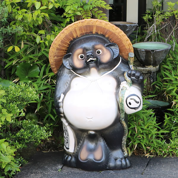 楽天市場】信楽焼 35号福ひねり狸 信楽焼たぬき縁起物タヌキ 陶器