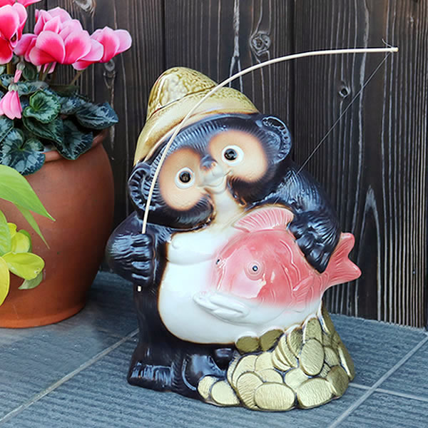 楽天市場】信楽焼 七福神 狸 恵比寿 えびす様 信楽焼 たぬき 置物