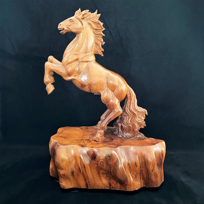 楽天市場】【屋久杉 馬置物】 : 屋久杉卸問屋