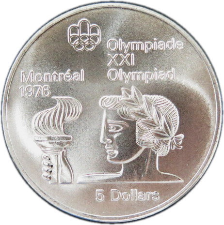 楽天市場】カナダ モントリオールオリンピック「競技者と聖火」記念5