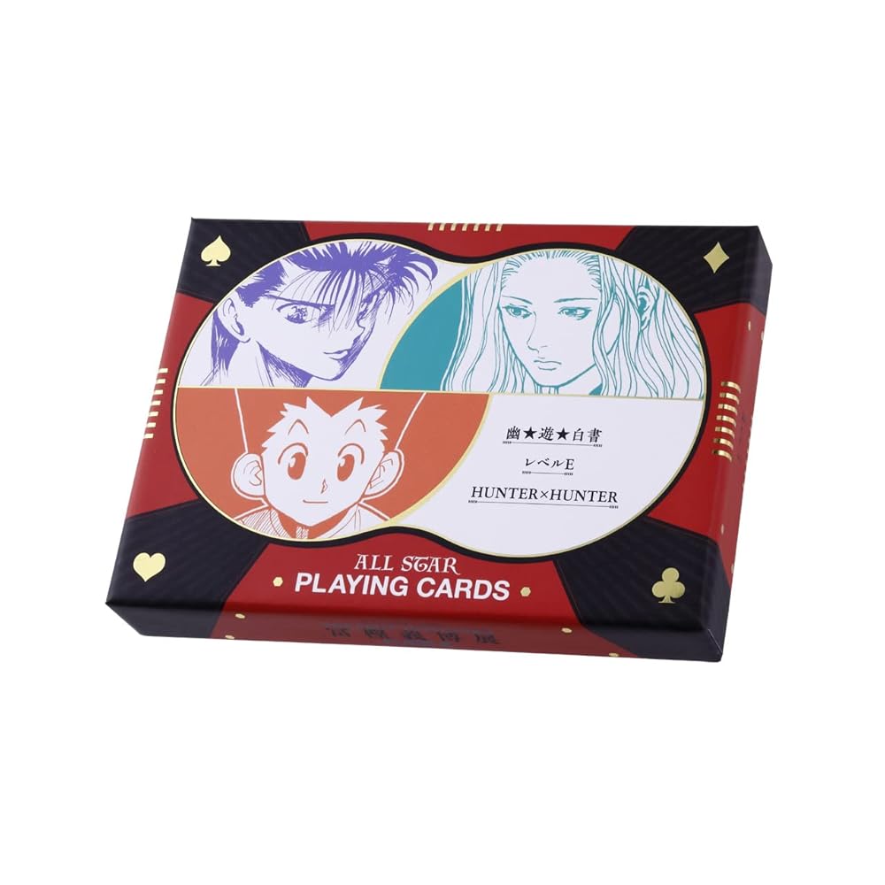 楽天市場】冨樫義博展 オールスター箔押しトランプ（箔押しBOX付き