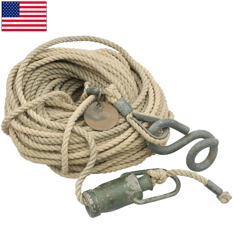 楽天市場】米軍 50's フラッグロープ 60フィート USED EE701NN 60FT