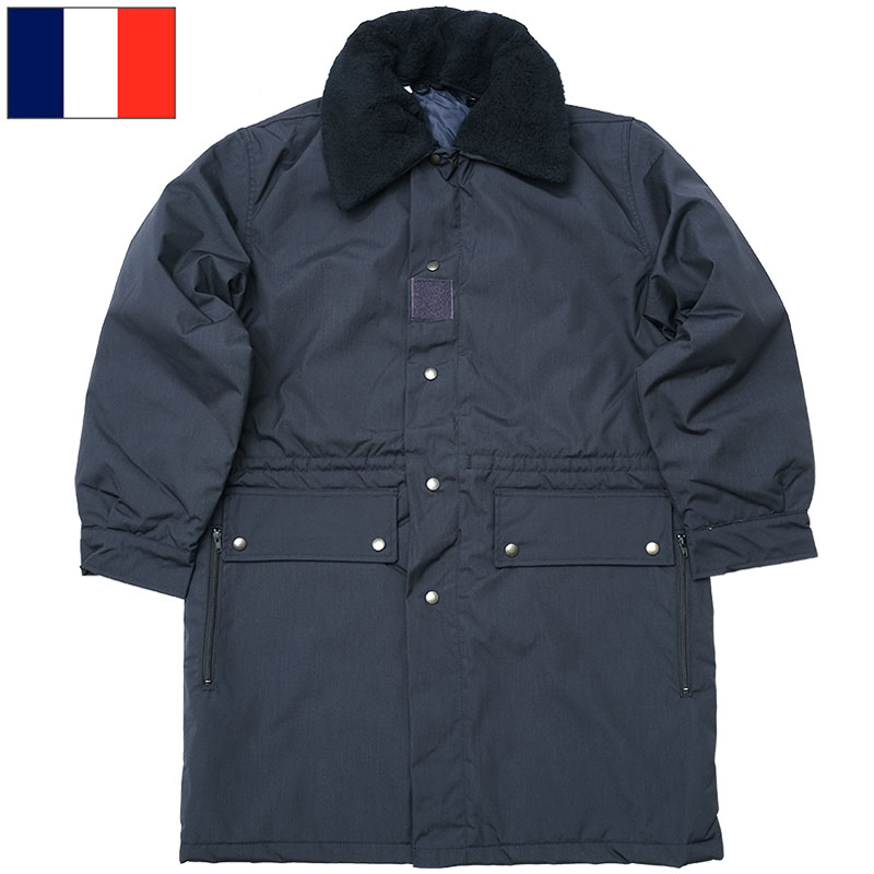 楽天市場】フランス軍 AF ウォータープルーフ 中綿入りコート ネイビー