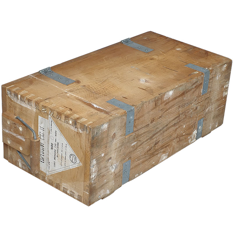 楽天市場】イタリア軍 アムニッション ウッドボックス 7.62mm USED