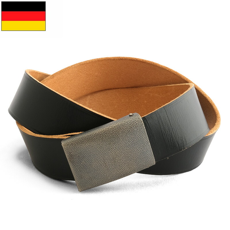 楽天市場】ドイツ軍 レザーベルト USED SB001UN メンズ 穴無し