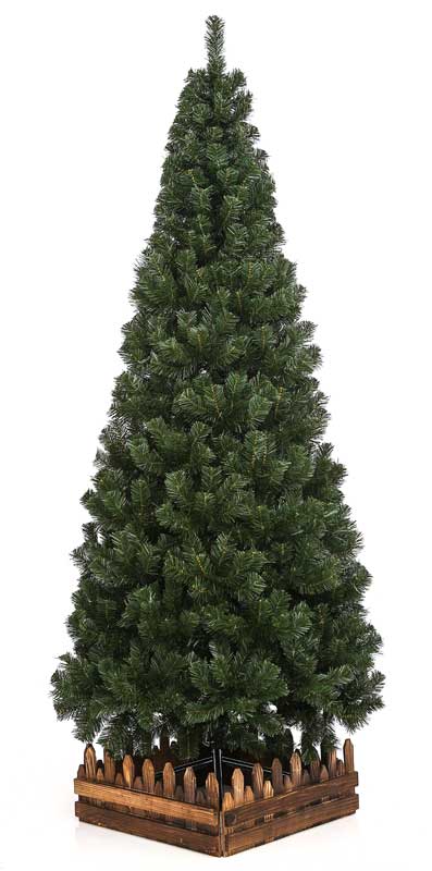 楽天市場】180cmスリム濃緑 品質保証 高級ツリー 木枠付 クリスマス