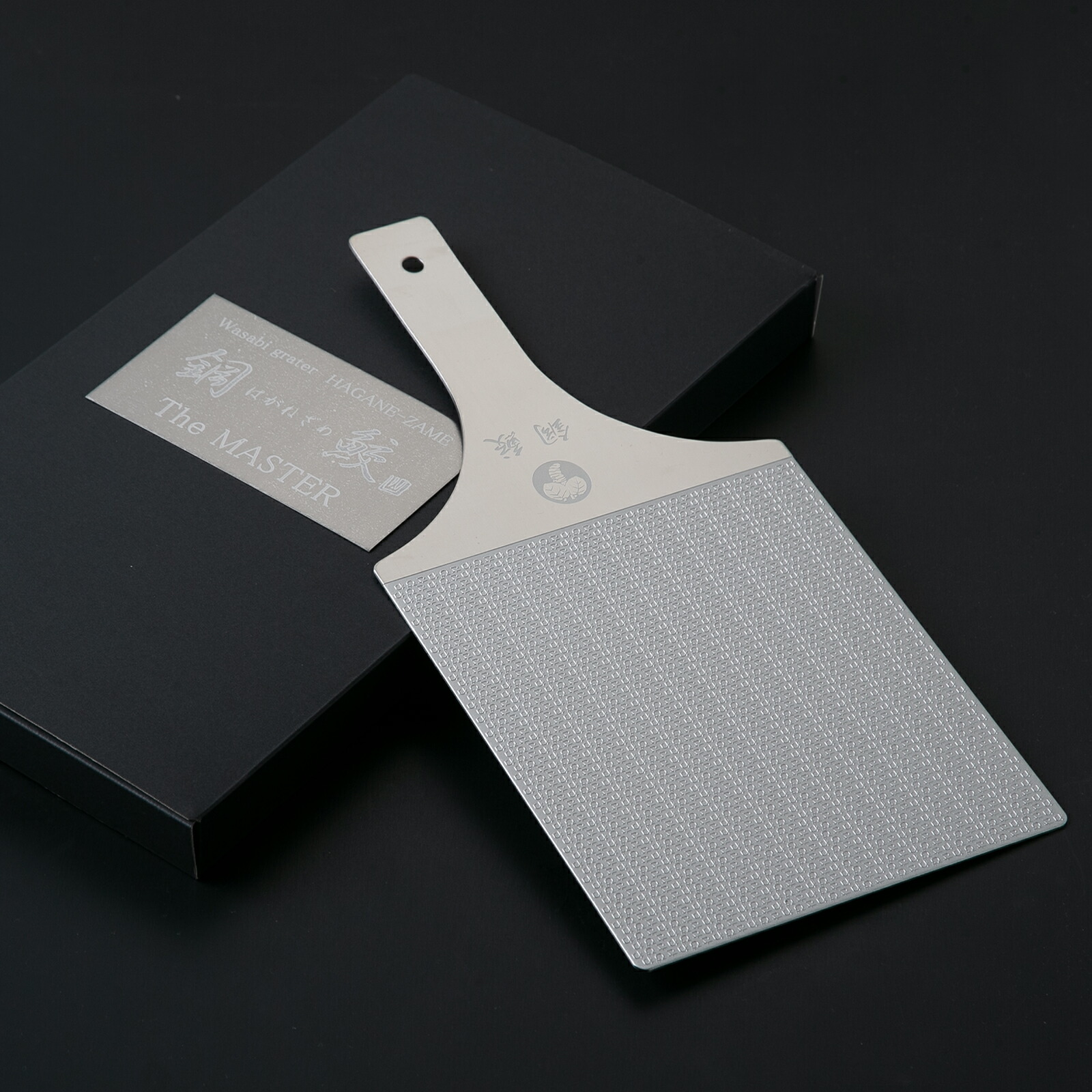 楽天市場】本わさび専用おろし板 鋼鮫マスター わさびおろし わさび