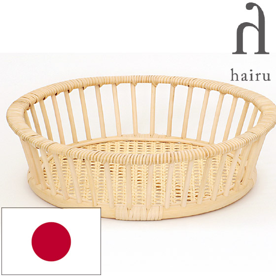 楽天市場】国産籐かご ハイルシリーズ 乱れかご（丸型）Round-100 籐