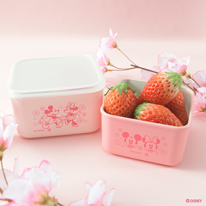 楽天市場】【日本製】ディズニー お弁当ミニケース スクエアランチ