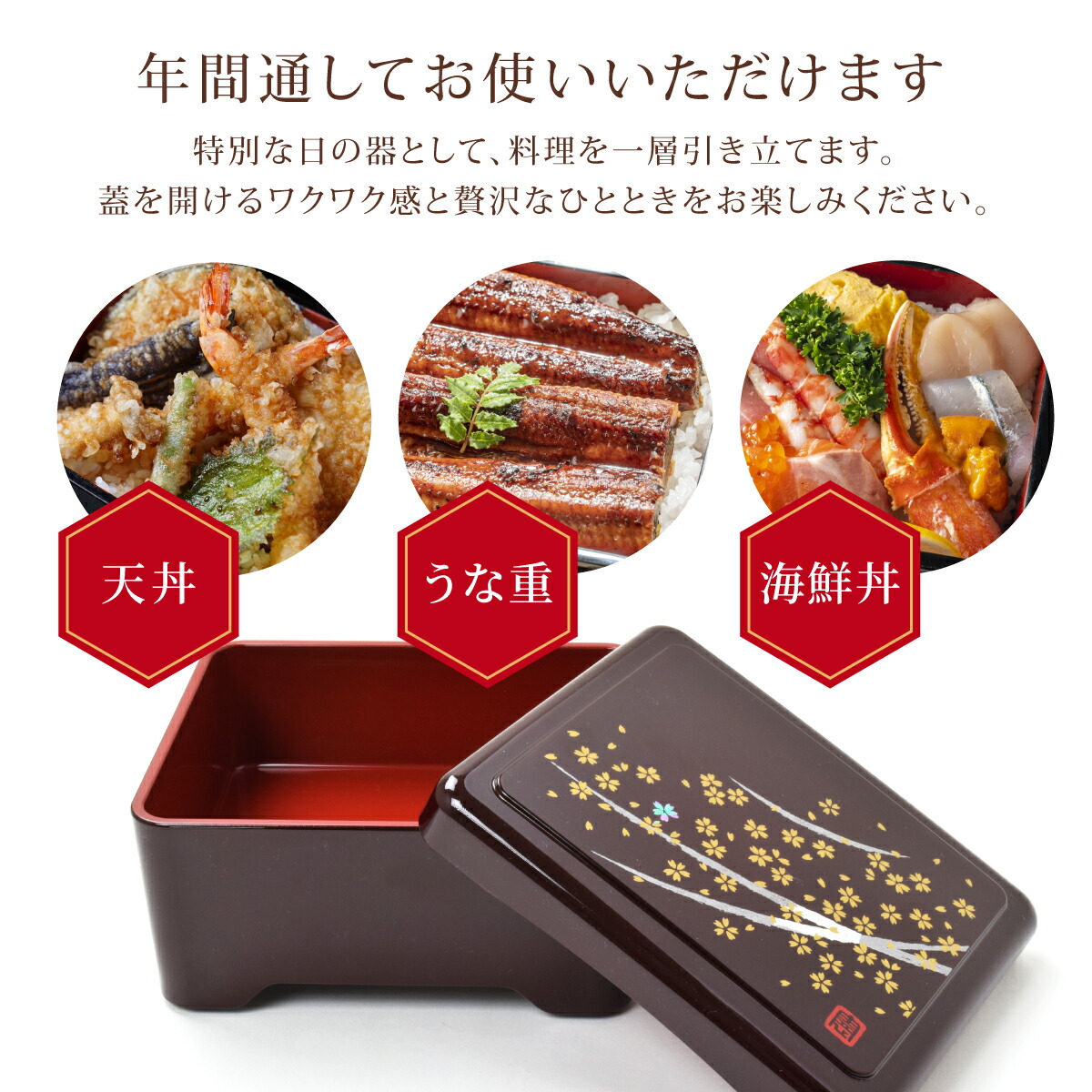 楽天市場】うな重 重箱 器 箱 うなぎ重箱 1段 一段 うなぎ ウナギ 鰻