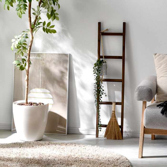 楽天市場】☆ポイント5倍☆ラダーラック はしご 木製 インテリア 雑貨