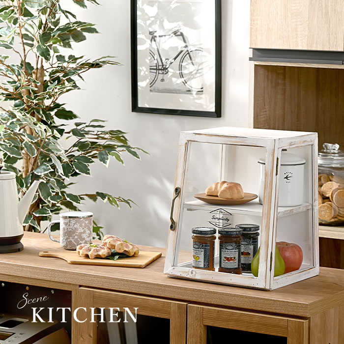 楽天市場】☆ポイント5倍☆ガラスケース アンティーク 卓上 木製