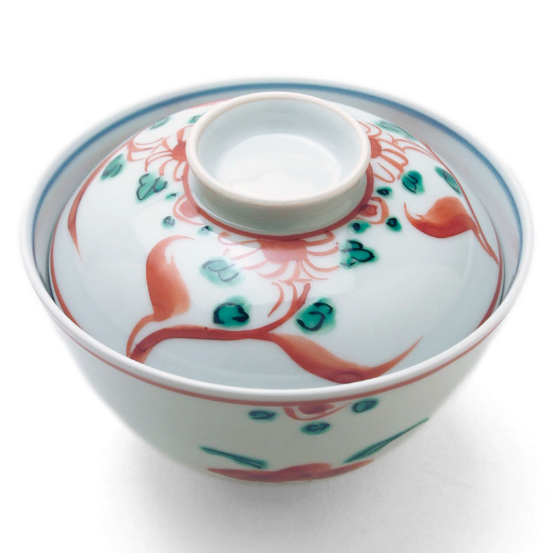 楽天市場】呉須赤絵蓋付小丼・土山敬司《丼・どんぶり・麺鉢・うどん鉢