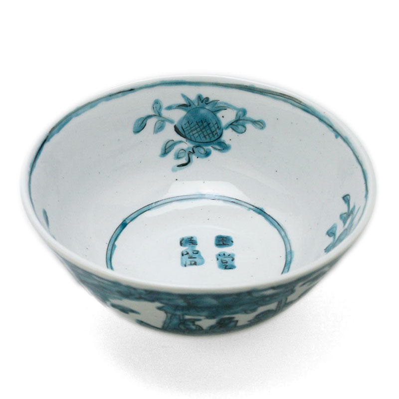 楽天市場】九谷焼：青呉須赤壁賦鉢・須田菁華《大鉢・盛鉢・20.5cm