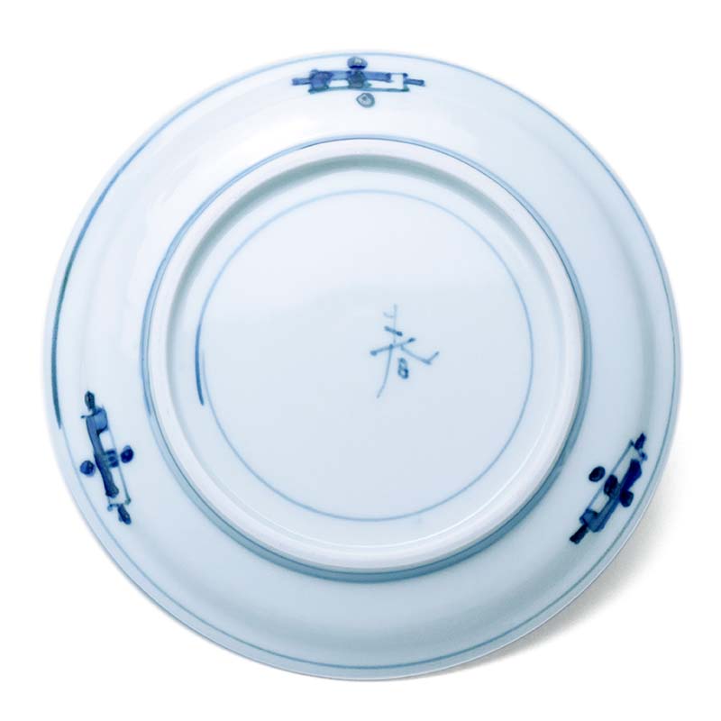 楽天市場】九谷焼：染付扇面図皿・正木春蔵《小皿・14.4cm》 : 和食器