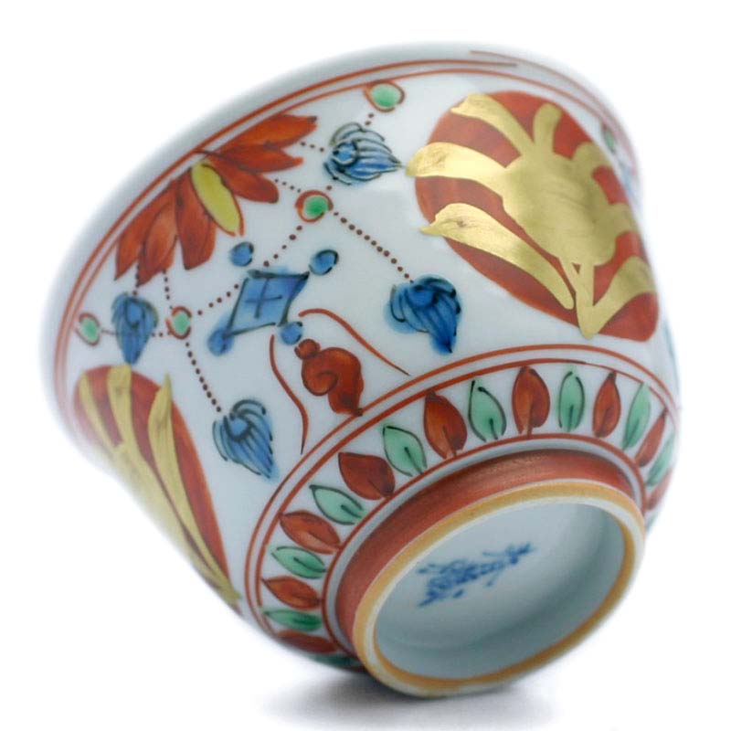 楽天市場】九谷焼：古赤絵金襴手瓔珞文汲出・正木春蔵《汲出・9.2cm