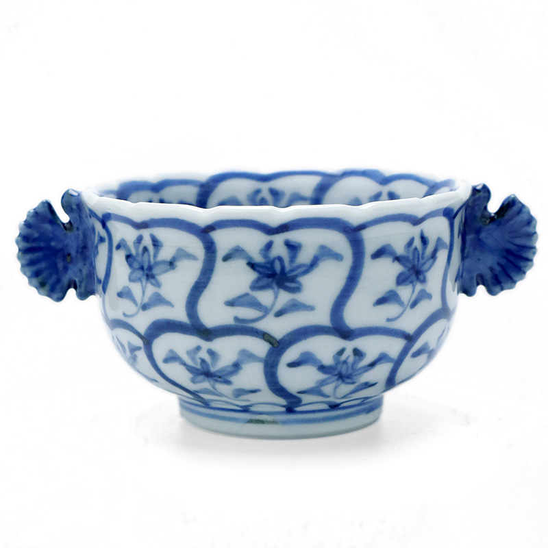 楽天市場】九谷焼：染付双耳向付・須田菁華《小鉢・9.0cm》 : 和食器の