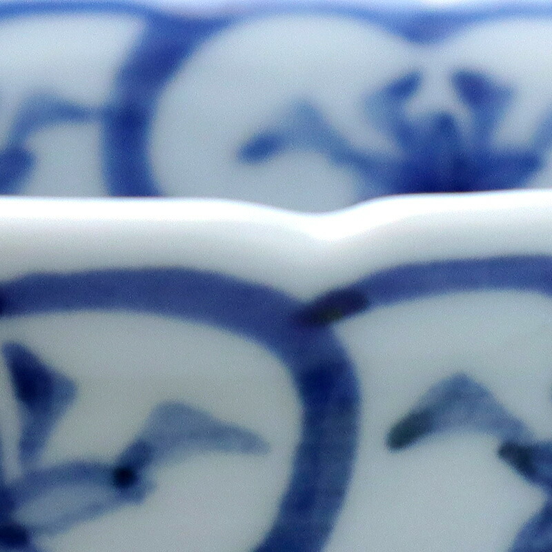 楽天市場】九谷焼：染付双耳向付・須田菁華・五客一組[木箱付]《小鉢