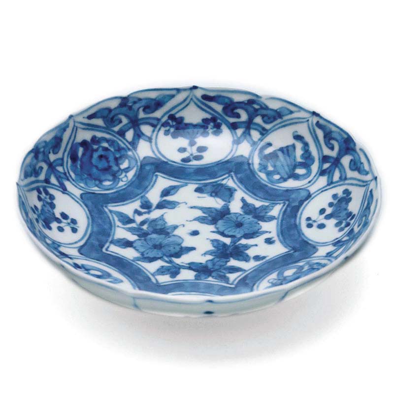 楽天市場】染付芙蓉手花蝶文向付・土山敬司《小鉢・14.5cm》 : 和食器
