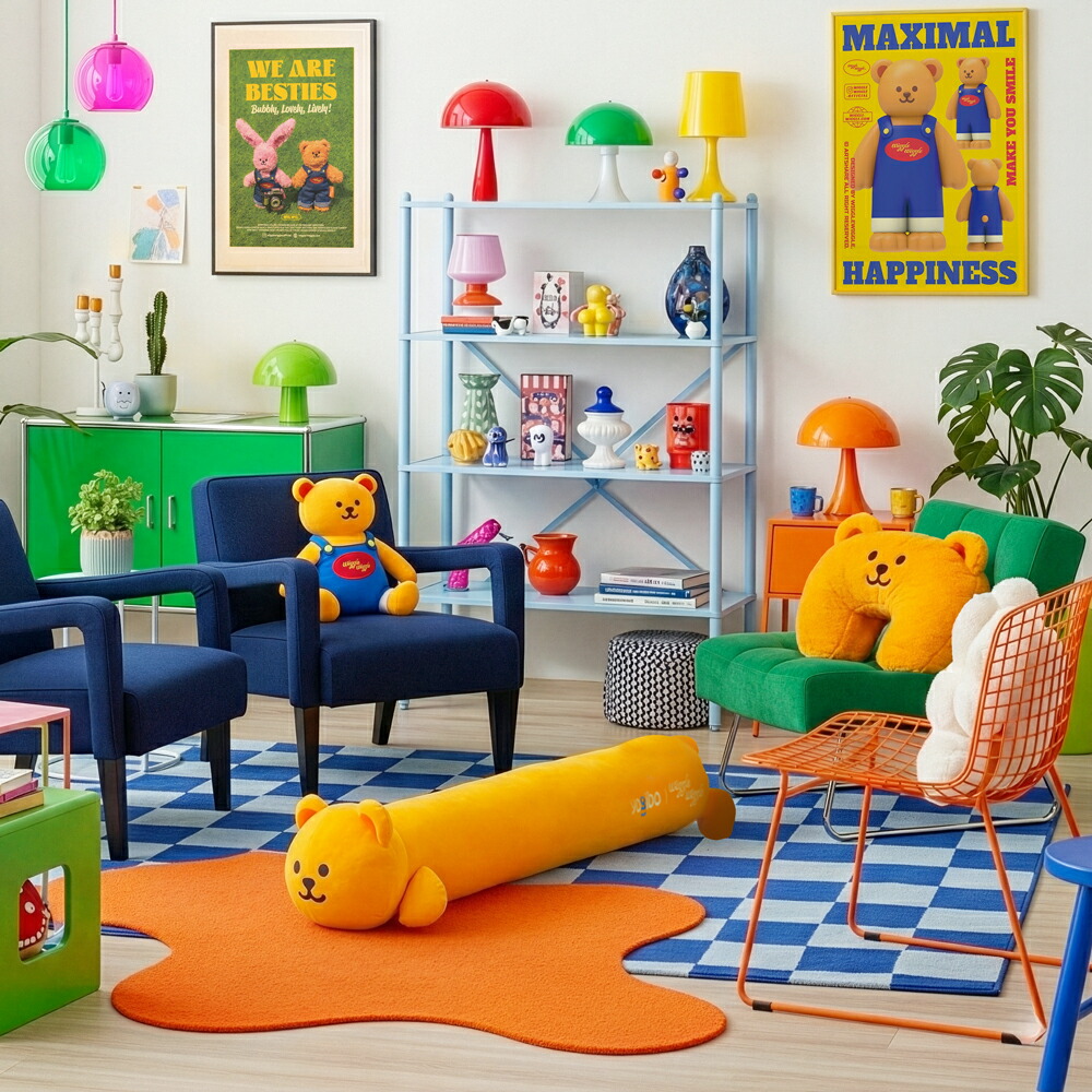 楽天市場】【送料無料】 Yogibo Mega Moon Pillow Wiggle Bear