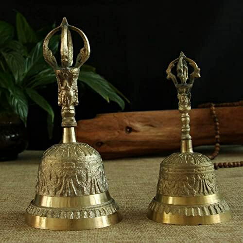 楽天市場】【20%OFFクーポン〜】銅手振鈴、仏鈴、銅鈴、法鈴、三叉鈴