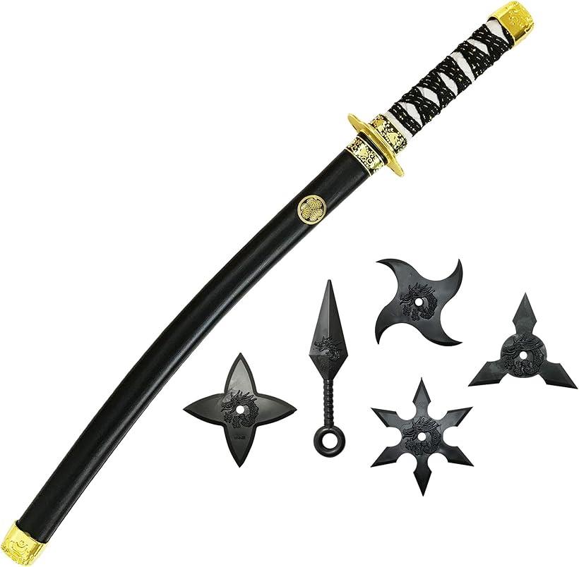 楽天市場】日本刀 侍 忍者 手裏剣 苦無 おもちゃ なりきり 武器