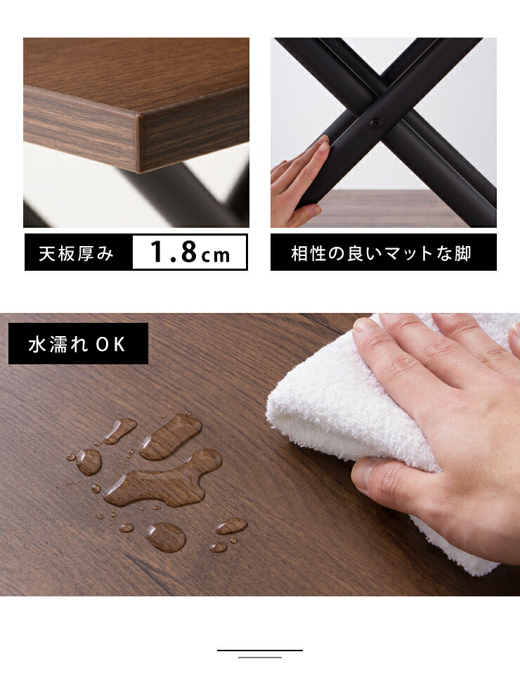 楽天市場】テーブル 天板が2倍に広がるガス圧昇降テーブル 110×60cm