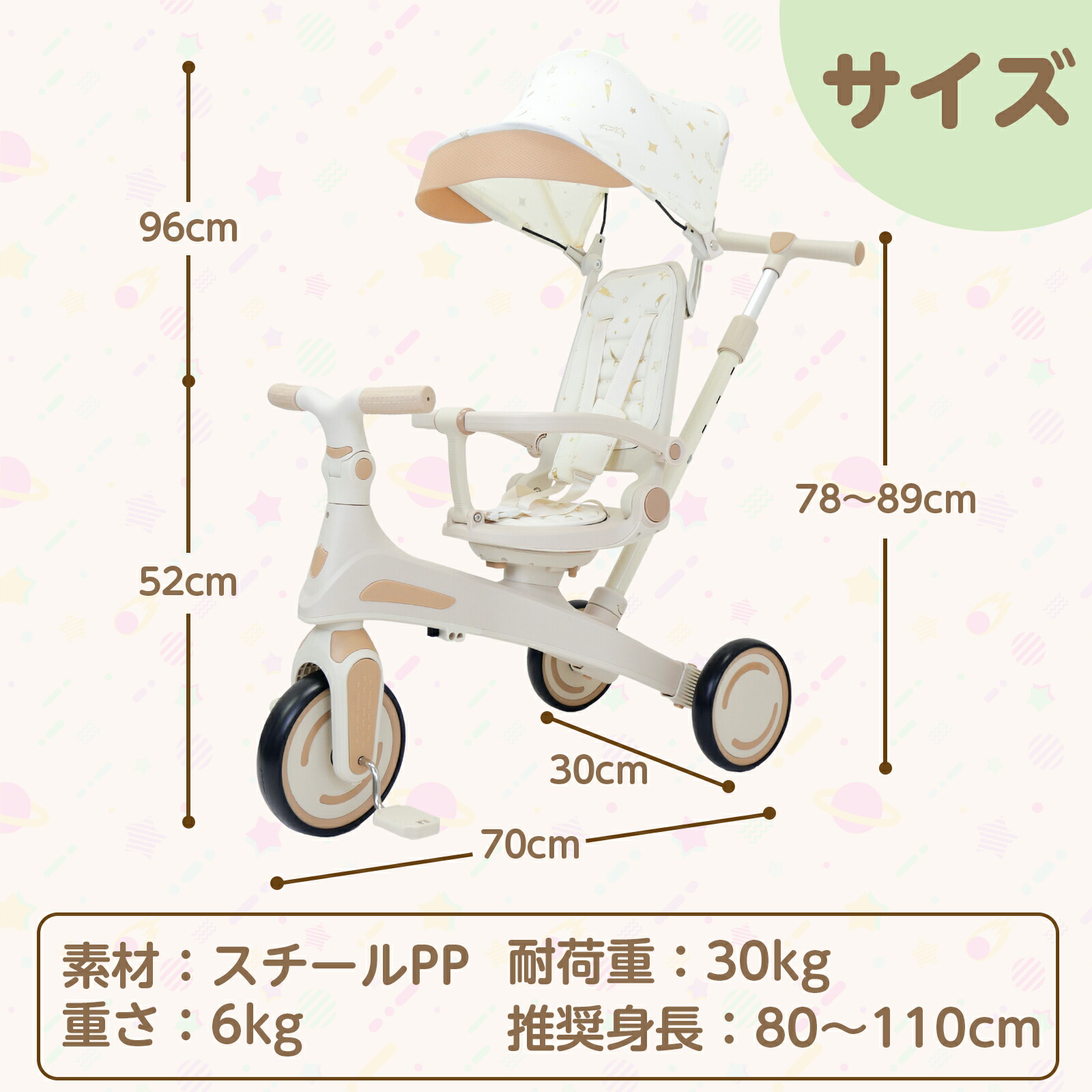 楽天市場】【25日はP最大10倍&1,000円cp！】三輪車 子供用 キッズ