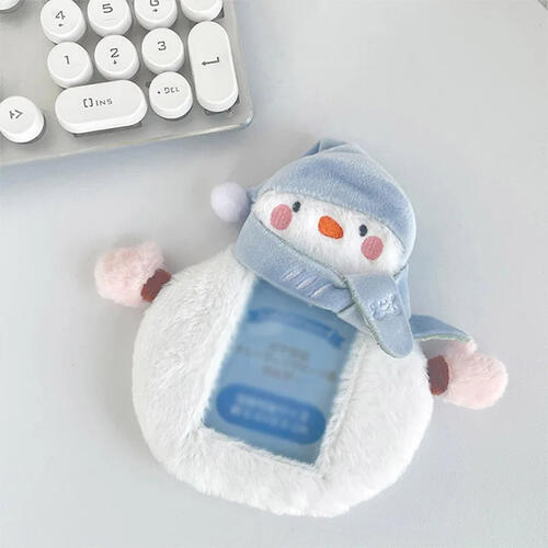 楽天市場】トレカ ケース ぬいぐるみ 雪だるま 韓国 推し活 チェキ