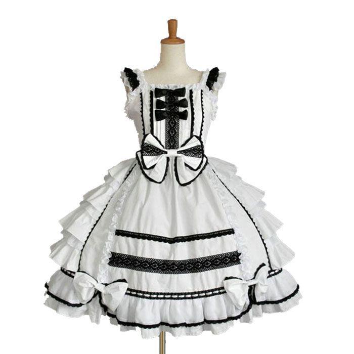 楽天市場】全8色 ゴスロリ ロリータ ワンピース ゴスロリ ワンピース