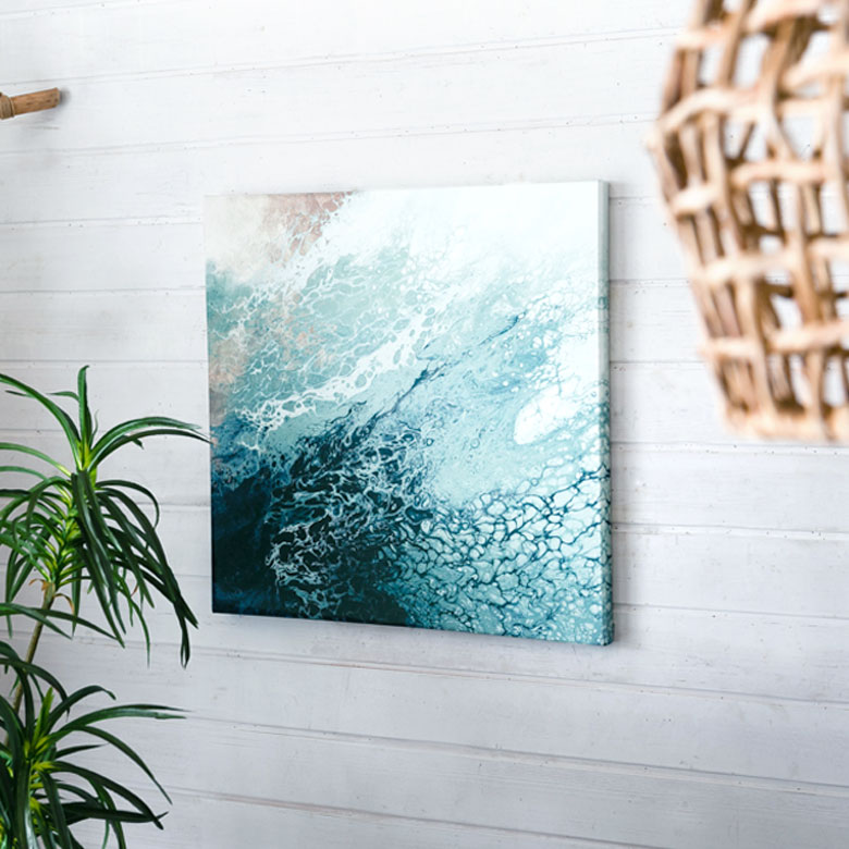 楽天市場】アートパネル 海 キャンバスアート 抽象画 キャンバス