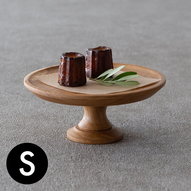 楽天市場】ケーキスタンド 木 木製 1段 Sサイズ 直径 16cm H 7cm