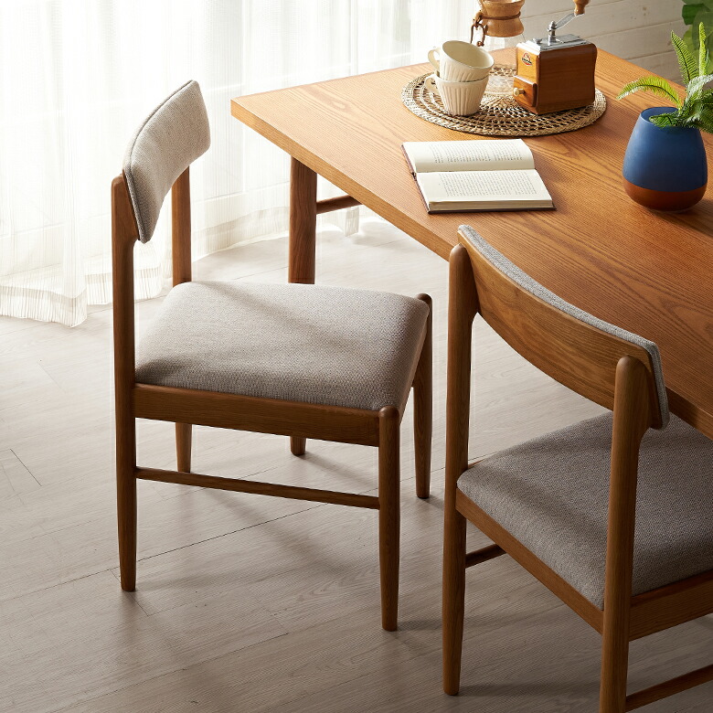 楽天市場】チェア ダイニングチェア 2脚セット リビングチェア 木製