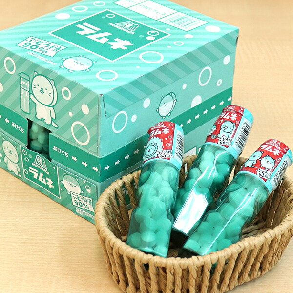 楽天市場】駄菓子 森永ラムネ20入り ビン型 シュワー ロングセラー