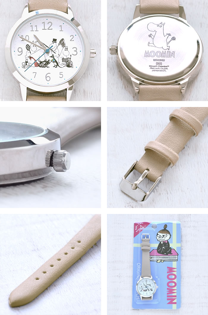楽天市場】腕時計 レディース かわいい ムーミン 革ベルトウォッチ