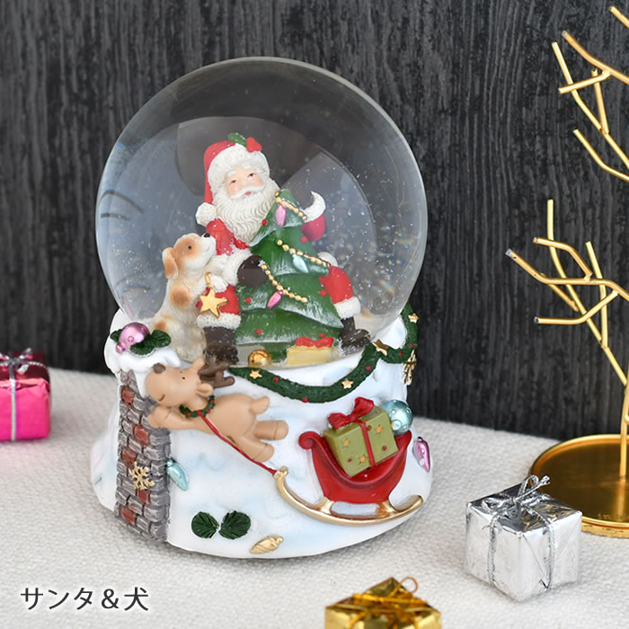 楽天市場】＼楽天1位／ スノードーム オルゴール クリスマス