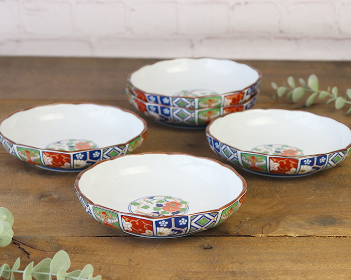 楽天市場】【5枚set】有田焼 古伊万里調 鉢 径15.5cm 370ml 日本製