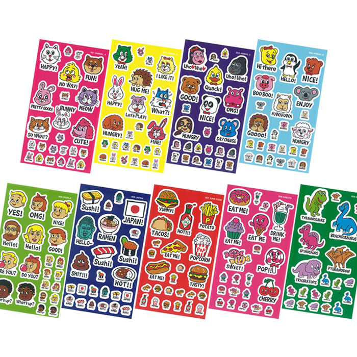 楽天市場】オクタニ オリジナル おえかきさん ステッカー☆ : 雑貨天国