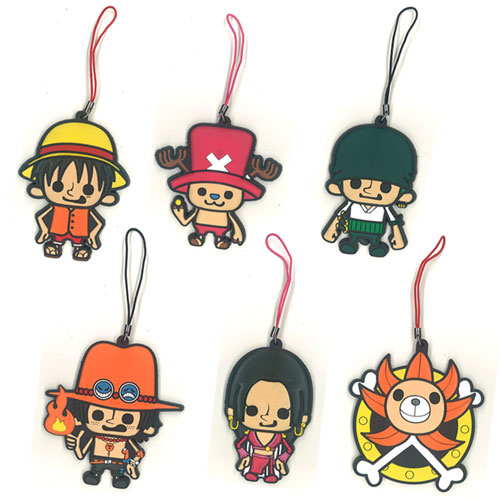 楽天市場】【1個までメール便可】ワンピース ラバーストラップ（L