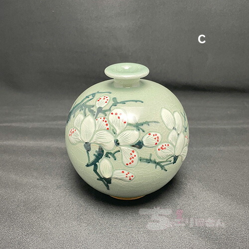 2000年陶製花瓶 白とグレー 本物です2000年陶製花瓶 白とグレー 本物