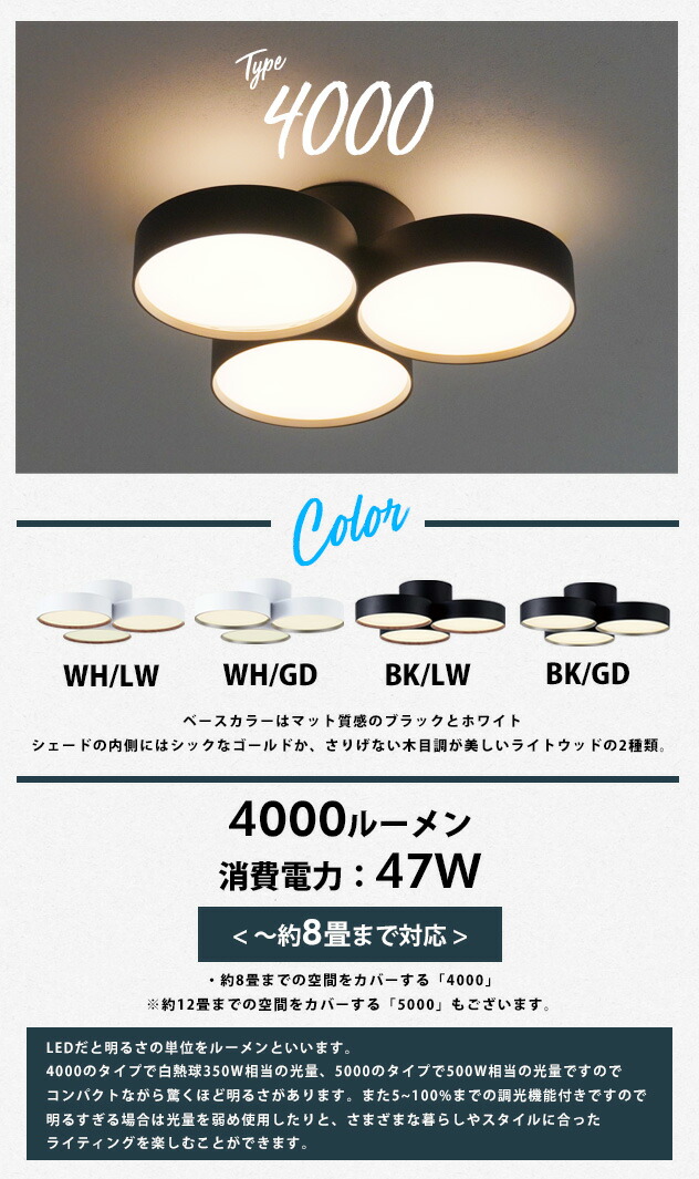楽天市場】【8畳タイプ】Phantom LED Ceiling Lamp 4000 / ファントム