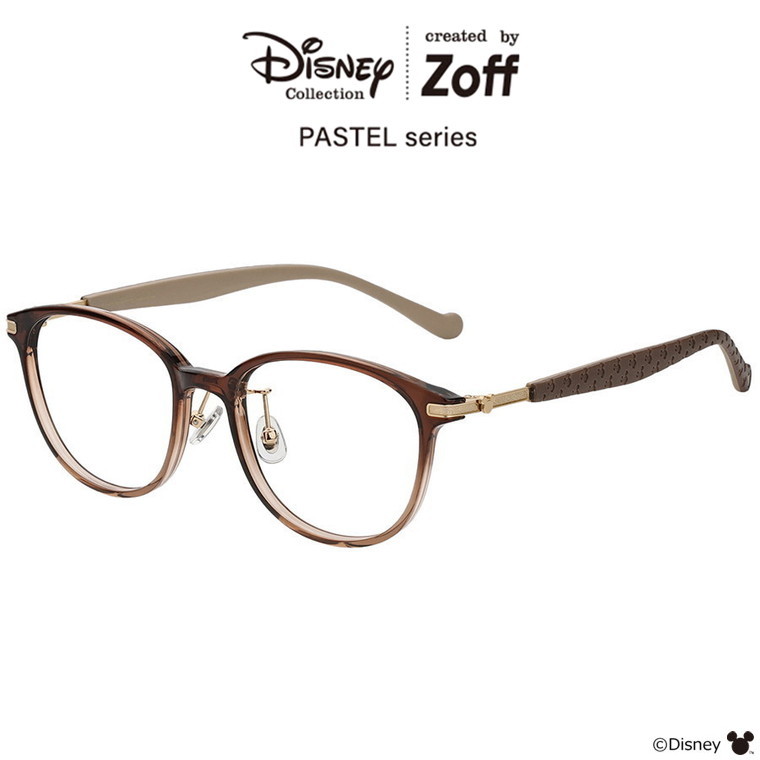 楽天市場】|ウェリントン型 メガネ（ブラウン） Disney Collection
