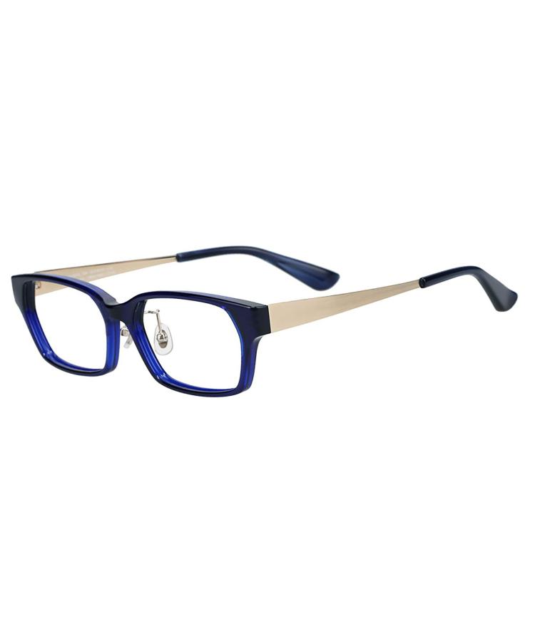 楽天市場】|スクエア型 メガネ(ブルー(ネイビー)) 眼鏡 検眼調整 伊達