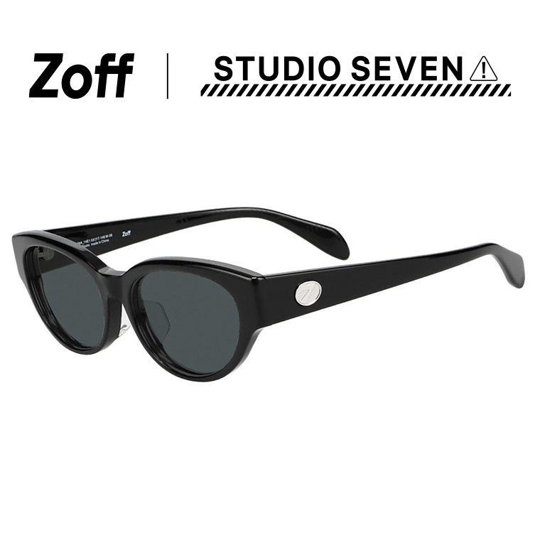 楽天市場】|Zoff STUDIO SEVEN オーバル型 サングラス (ブラック