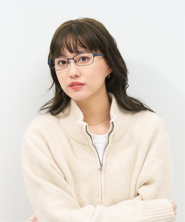 楽天市場】|スクエア型 メガネ(ブルー(ネイビー)) 眼鏡 検眼調整 伊達