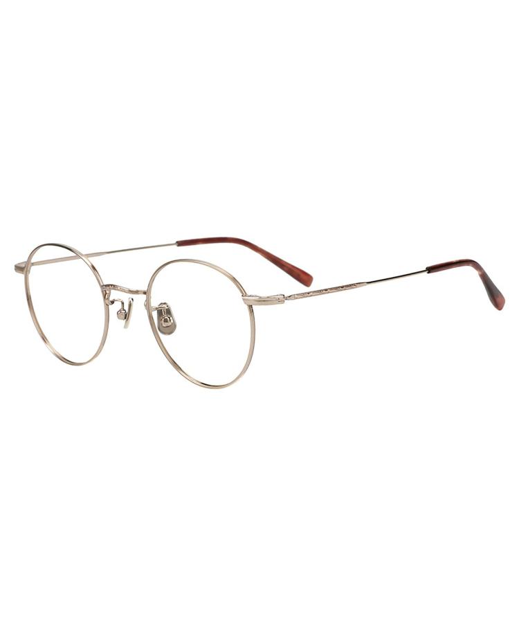 楽天市場】|ボストン型 メガネ(ゴールド) チタン製鼻パッド 日本製