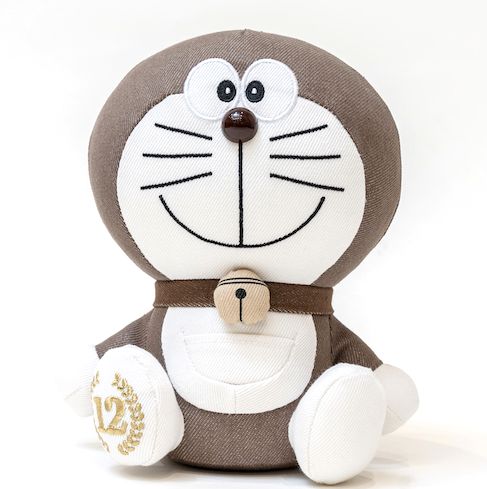 楽天市場】ドラえもん 12周年Ver. デニムドラえもん ぬいぐるみ 藤子