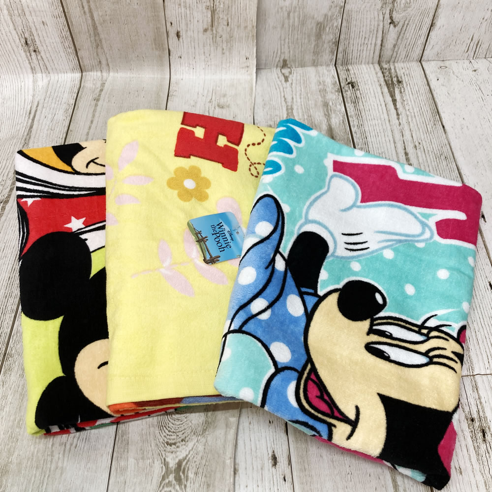 楽天市場】キャラクター バスタオル ディズニー ミニー プーさん