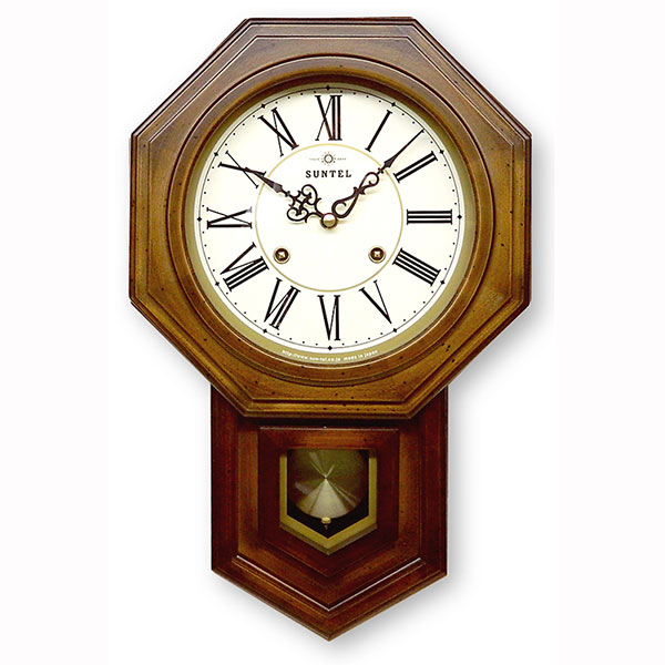 楽天市場】ボンボン式 振り子時計（八角） ローマ数字 688R-QL 日本製